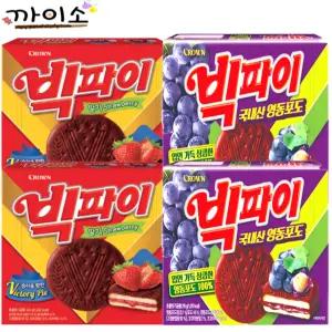 빅파이 딸기(18봉입)324gx2 +영동포도(18봉입)324gx2