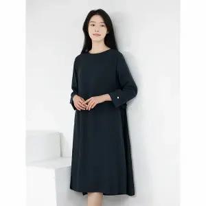 [하프클럽/모슬린]엄마옷 라운드 이중 원피스 MQG124179 마담 미시 중년여성