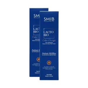 스미브 락토바이오 유산균 염색샴푸 흰머리 새치커버 다크브라운 블랙 200ml 2개