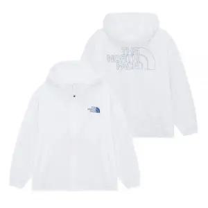 [매장판] 노스페이스 키즈 데일리 간절기 테일윈드 바람막이 후디 자켓 화이트 NJ3LR13S