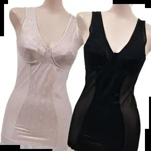 매쉬망 노와이어 치마올인원 바디쉐이퍼 거들 여성