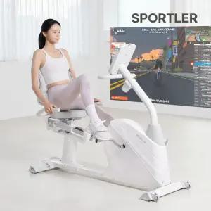 스포틀러 좌식 실내자전거 프라임 메타 헬스 사이클 가정용 재활 바이크 유산소 운동 기구