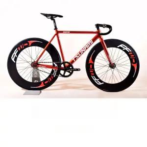 쓰나미픽시 자전거 입문 경량 완차 완성차 앞뒤브레이크포함 중학생 경주용 레이싱