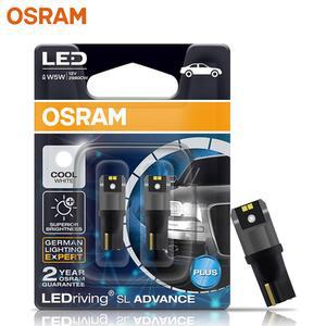 흰색 W5W 실내 전구 6000K 도어 5W 1 램프 LEDriving 194 2980CW, Advance 12V 쌍 OSRAM SL LED T10 자동차 조명