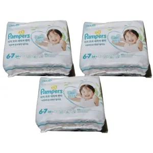 팸퍼스 2026 터치 오브 네이처 팬티형 기저귀 6단계 34매 x 3팩