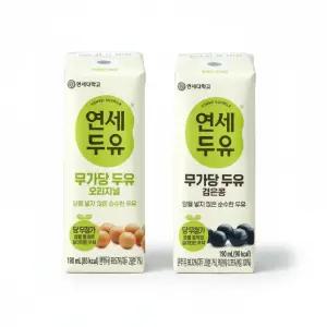 연세두유 무가당 오리지널 24팩 검은콩24팩