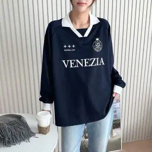 남녀공용 UD48JN09 오버핏 베네치아 져지 카라티 SD-241035