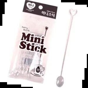 커피스푼 하니 투명 미니 스틱 20P(13cm)