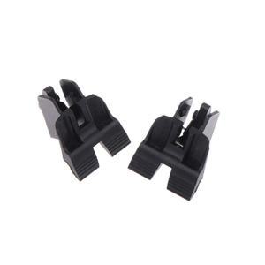 블랙 탁상 컴퓨터 메인보드 PCI-E 16X 그래픽 카드 슬롯 소켓 피쉬테일 고정 클립 X16 164 핀 2 개