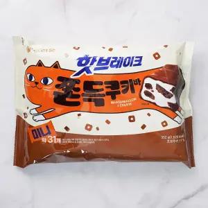 오리온 핫브레이크 쫀득쿠키바 미니 352G