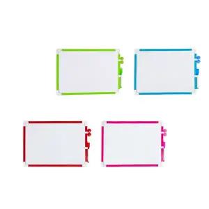 (35x50cm) 칼라 양면 화이트 보드 자석2+펜/가정용/보드판/메모/칠판/어린이/학교/세트/책상/소형/책상용