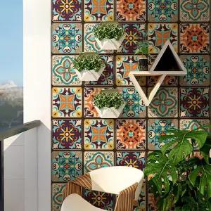 접착식 스티커 타일데코및보수 거실 바닥타일 데코바닥