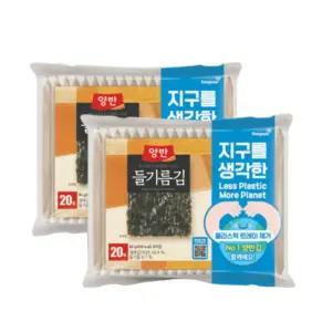 동원 양반김 들기름김식탁 40p(20x2세트) 에코패키지