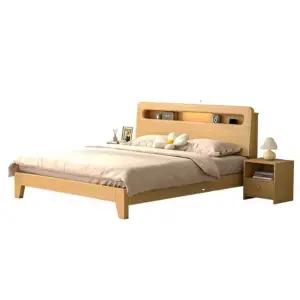 원목 침대프레임 선반형 세트 저상형 원목