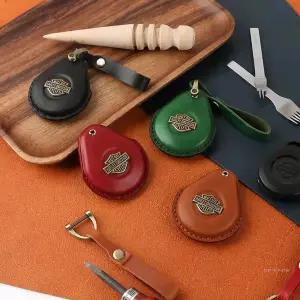 할리데이비슨키케이스 가죽 키 커버 홀더 할리