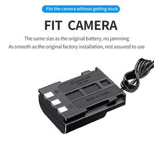 HQIX 적용 가능 Canon eos 350D EOS400D LEGRIA HF R16 MV800 카메라용 ACK-DC20 NB-2L 배터리 USB 전원 어