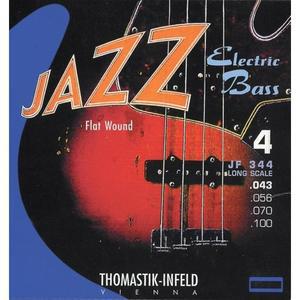 토마스틱-인펠드 JF36044 베이스 기타 현: 재즈 플랫 워싱 니켈 워싱; 라운드 스틸 코어 - 싱글