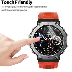 호환 Amazfit T-Rex 3 스마트워치용 TPU 화면 보호기  긁힘 방지 하이드로겔 필름  커버용  5-15PCs