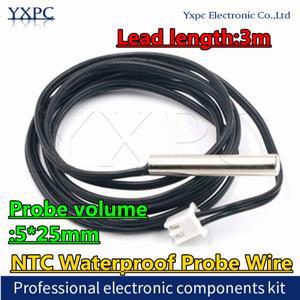 3M 1% NTC 3950 5K 10K 정밀 에폭시 서미스터 온도 센서