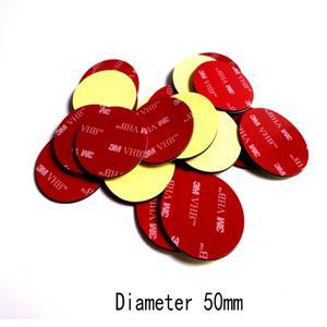 Dimater  50mm 두께 1.1mm 원형 3M VHB 5952 헤비 듀티 양면 접착 릴 폼 테이프 검정색