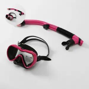 스노쿨링 7day 고급 세트 핑크 잠수경세트 물안경