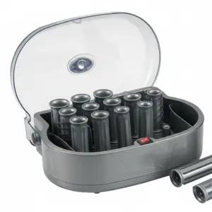 전문가용 전기 헤어롤 셋팅기 열 구르프 앞머리 볼륨 웨이브 스타일링 집게 15구