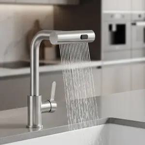 하츠 싱크대수전 낮은 3WAY 폭포수전 주방 수도꼭지 셀프 교체