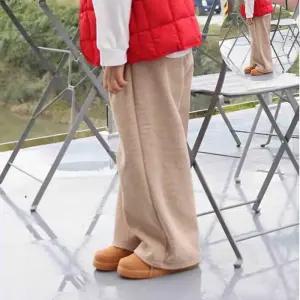 남아바지아기바지 주니어 기모 이지 웨어 와이드 밴딩 통 바지 팬츠