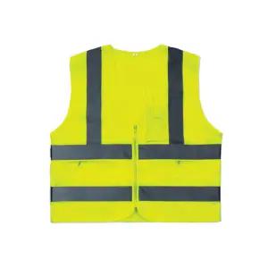 신호수조끼 MR-401-1 안전조끼 천 형광 회색띠 XXXL