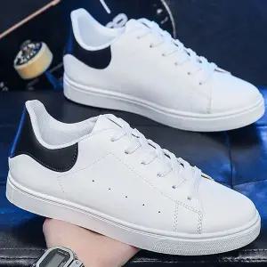 남녀공용 VXS601T8 베이직 단화 스니커즈 무광 신발 끈 운동화