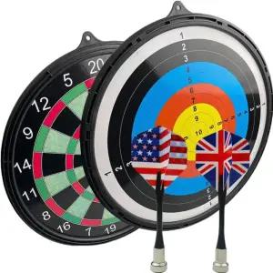 실내 양면 양궁 과녁 자석 한궁 다트 전통 학교 화살 표적 사격연습 활 과녁판