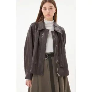 [LINE](신세계 사우스시티)[라인어디션] (N755) 레더 빅포켓 자켓 (NWLTPJ0200)