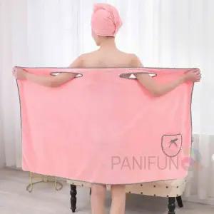 샤워 랩 가운 수면 목욕 헤어터번 여성골프 샤워가운 바스 극세사 머리수건