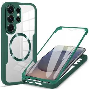 갤럭시S26 S26플러스 S26울트라 풀커버 맥세이프 양면 액정보호 투명 핸드폰 케이스