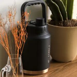 2L 대용량 워터 스텐물통물병 저그 아이스쿨러 휴대용 넓은입구 보온보냉병 캠핑 감성용품 나들이 맥주통