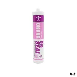 오공 바이오 욕실용 실리콘 270ml 투명/방수/다용도/외부용/실란트/접착제/다목적/마감용/외장용/접착