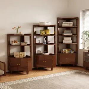 코너 수납장 벽면 진열장 선반장 모서리 책장 장식장