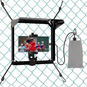 탈착식 쉐이드가 있는 휴대폰 펜스 마운트 (Game Changer 마운팅 키트 호환) - GoPro Mevo Start 및 액션