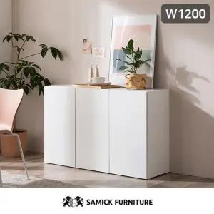 줄리아 1200 높은 주방수납장 거실수납장
