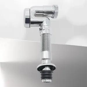 스텐 레스 벽트랩 AJBATH 배수관 500mm 부속품 세면대 욕실