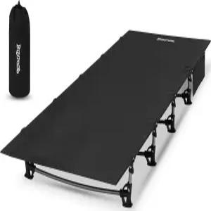 도구가 없는 초경량 접이식 텐트 캠핑용 침대 경량 배낭여행용 하이킹용 휴대용 캠핑 하이킹 여행 집 블랙