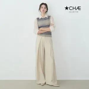 26SS 스트라이프 드레이프 팬츠