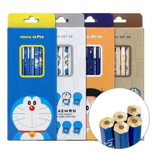 [키드아이템]도라에몽 5본 연필세트 학용품 2B연필 입학선물 학습준비물 신학기