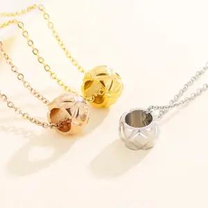 코코 목걸이 원통 퀼팅 크러쉬 원통형 컷팅볼 엠보 명품 써지컬 제니 차무희 고윤정 써지컬스틸 크러시 로즈골드 실버 18k 골드 여성 여자 체인 펜던트 반지 귀걸이 팔찌 뱅글 귀찌