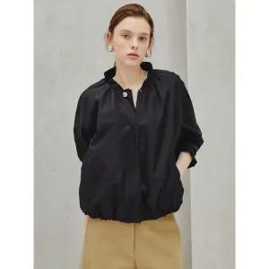 [아이잗컬렉션](타임스퀘어점패션관)셔링 넥 볼륨 블루종 점퍼 (CS3A0JP231)