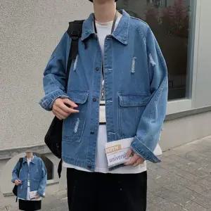 가방 워싱 캠퍼스 루즈핏 가을 청자켓 남자 여름 봄