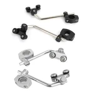 윈드 스크린 브래킷 A. 브라켓 윈드실드 오렌지색 핸들 유리 투명커버 투명 오토바이 바람