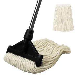 하이크린 고급 3단 마포대 + 마포걸레 리필 2장