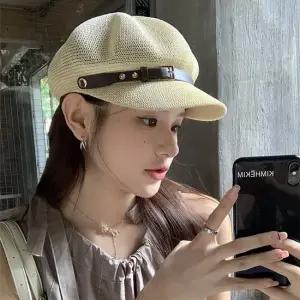 여성 모자 메쉬짜임 벨트 뉴스보이캡 여행용 대옹량 수납가방