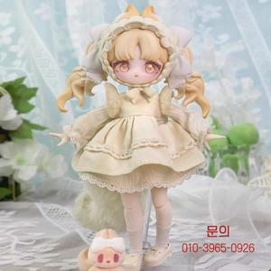 루루 엘프 스토리 시리즈 블라인드 박스 1/12 BJD 인형 귀여운 관절 가동 데스크탑 장식 모델 선물용